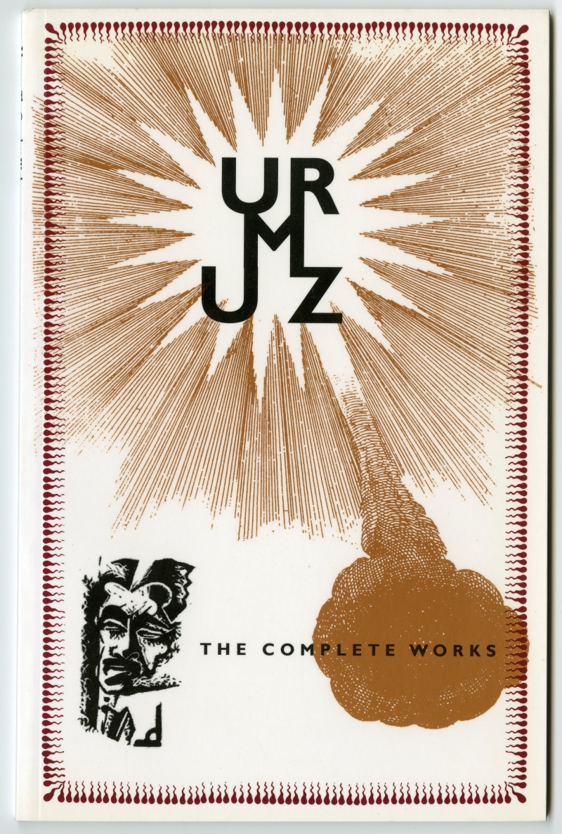 URMUZ “THE COMPLETE WORKS OF URMUZ” 表紙